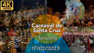 Tenerife  Carnaval  Carnevale  Carnival 2023 🎭🎉💃 4K HDR [upl. by Melitta]