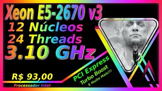 Xeon E52670 v3  MELHOR PROCESSADOR CUSTO BENEFÍCIO DA INTEL PRA JOGOS  ANÁLISE COMPLETA [upl. by Solberg]