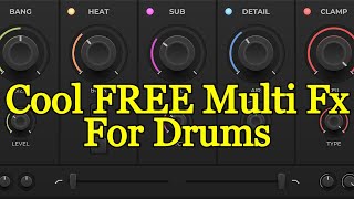 Cool FREE Multi Effect VST Plugin For Mixing Drums  Refire by Outobugi  Review amp Demo [upl. by Robaina]