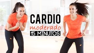 Cardio moderado  15 minutos [upl. by Graaf]