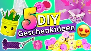 5 DIYs über die sich JEDER freut  Geschenkideen für ALLE Geschenke einfach  günstig selber machen [upl. by Euqinim]