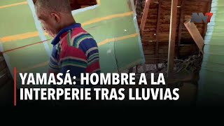 Yamasá Hombre de la tercera edad a la interperie tras lluvias [upl. by Longmire]