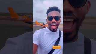 Gilmario Vemba em Avião Privado  Cabo Verde caboverde taxiaereo standupcomedy gilmariovemba [upl. by Hairom]