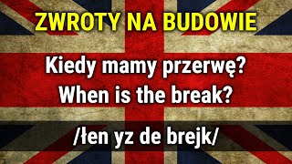 Angielski w pracy na budowie  Przydatne zwroty i wyrażenia po angielsku [upl. by Tades385]