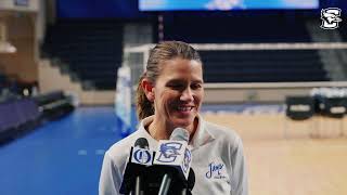 Creighton Volleyball Media Availability 12924 [upl. by Atipul621]