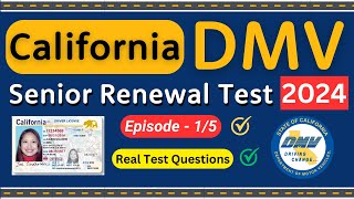 Pass Your California DMV Senior Renewal Test 2024 with EASE [upl. by Maddalena]