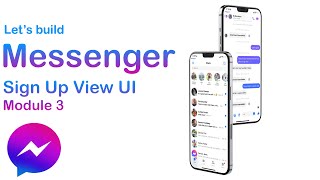 🔴 Lets Build Messenger with SwiftUI  Sign Up View UI  Module 3 [upl. by Him]