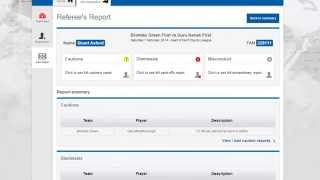 Referee Reporting  Whole Game System [upl. by Nyluqcaj]