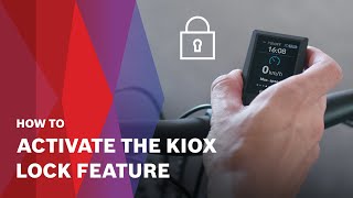 How To  Activate the Kiox Lock feature [upl. by Bertila]