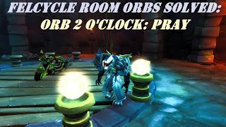 Felcycle Mount  Secret Torch Solved 2 oclock Orb Guide  Key of Shadows  Nyalotha Obelisk [upl. by Oralle]