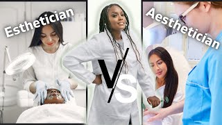 Aesthetician vs Esthetician  Explained [upl. by Acinorahs]