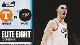 Purdue vs Tennessee  Elite Eight NCAA tournament extended highlights [upl. by Robbi817]