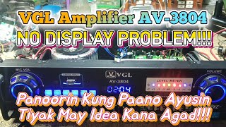 Amplifier No Display Problem VGL AV3804 Panoorin share amplifierrepair repair amplifier [upl. by Tra]