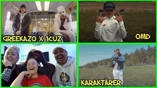 REAGERAR PÅ SVENSK HIPHOP  GREEKAZO x 1CUZ OMD KARAKTÄRER [upl. by Docila]