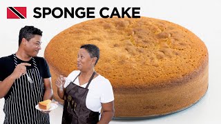 Traditional Sponge Cake Recipe for Christmas by Chef Shaun 🇹🇹 Foodie Nation [upl. by Layap]