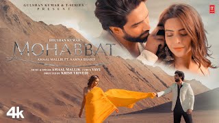 Mohabbat Video Amaal Mallik Aamna Sharif  Vayu  Krish Trivedi  Bhushan Kumar [upl. by Vedette]