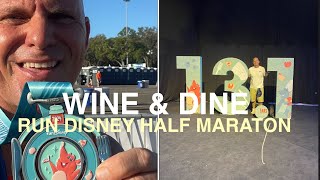 Rundisney Wine amp Dine Half Marathon Epic Experience  rundisney [upl. by Regen]