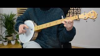 My First Ever Banjo Tune  Original on Deering Goodtime  Clawhammer Banjo [upl. by Llednar620]