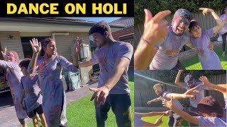 VATS FAMILY KA CRAZY DANCE ON HOLI💃 PADOSI HUYE PARESHAN [upl. by Hamon]