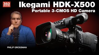 Ikegami HDKX500 Portable 3CMOS HD Camera at IBC 2024 [upl. by Karlotte110]