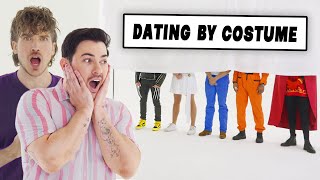 Blind Dating 6 Guys Based on Their Halloween Costumes W Manny Mua [upl. by Ahsuatal]