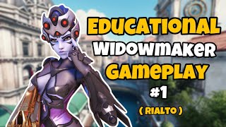 EDUCATIONAL WIDOWMAKER GAMEPLAY PART 1  Rialto   Overwatch 2 [upl. by Gilbertina]