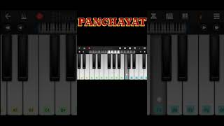 Panchayat Theme  Mobile Piano Cover  panchayat [upl. by Waddle]