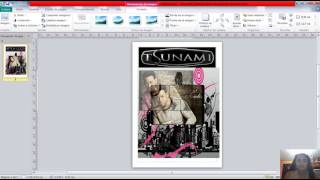 Tutorial de como hacer un afiche en Publisher [upl. by Enneite386]