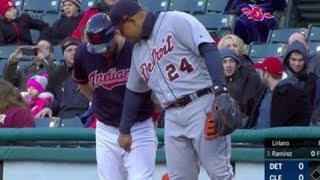 Tigers Miguel Cabrera Caught TAPPING Opponents BALLS [upl. by Coveney3]