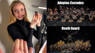 Adeptus Custodes vs Death Guard Battle Report 10th Edition 2000pts [upl. by Atimad]