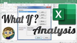 Excel WhatIf Analysis with Scenario Manager and Goal Seek [upl. by Brace]