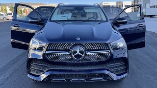 2022 GLE 350 4MATIC SUV 255 HP Test Drive  Lunar Blue Metallic  BMW X5 xDrive 340i Audi Q7 Rival [upl. by Horacio]