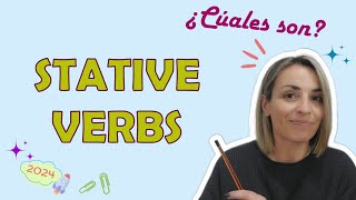 💚Qué son los STATIVE VERBS y cómo se usan  Explicación y ejemplos en español [upl. by Rushing]