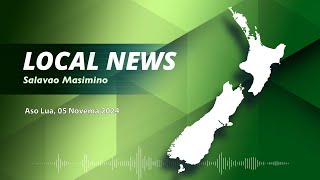 NZ Local News 05 NOV 2024  Radio Samoa [upl. by Naleek642]