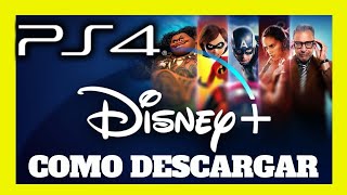 disney plus ps4  como descargar disney plus en mi ps4  instalar disney plus desde playstation 4 [upl. by Adalie]