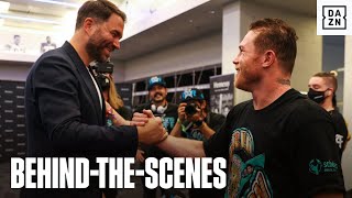 Canelo vs Saunders A BehindTheScenes Look [upl. by Woodcock846]