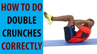 How to Do Double Crunches Correctly  Exercise Of The Day 27 [upl. by Harland589]