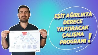 TYTAYT EŞİT AĞIRLIK ÇALIŞMA PROGRAMI PDF  2023 [upl. by Walcott107]