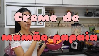 RECEITA CREME DE MAMÃO PAPAIA  Lari Silva [upl. by Massingill319]