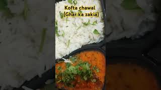 Kofta chawal😍 yummyghar ka zaikaEastDelhi httpslinkzomatocomxqzvrshareid7954620028fb9b4f [upl. by Isabella713]