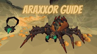 Araxxor Guide  OSRS New Spider Boss Day 1 [upl. by Llerrut]