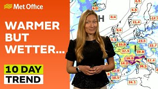 10 Day Trend 24042024–Getting warmer Met Office Weather Forecast [upl. by Nref]