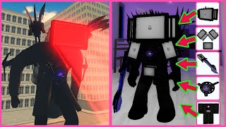 Robloxวิธีหา Titan TV man How to get TITAN TV MAN MORPH in SKIBIVERSE Vs แต่งตัวไททัน TV man upgrade [upl. by Ecinev]