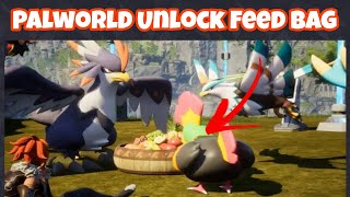 Palword How to Unlock Feed Bag [upl. by Llerdnek]