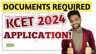 KCET 2024  WHAT ARE THE DOCUMENTS REQUIRED FOR KCET APPLICATION FORM 2024  MEDICAL amp ENGINEERING [upl. by Nalniuq87]