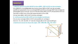 prisme droit pyramide et cone de révolution correction de la 1ère activité de decouverte 2AC [upl. by Nairahcaz339]