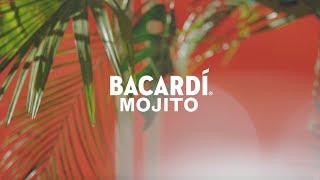 How to Make A BACARDÍ Mojito Cocktail Recipe [upl. by Arrehs]