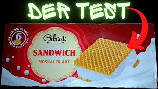 Eis Gelatelli Sandwich Moskauer Art ReviewTest [upl. by Kathy]