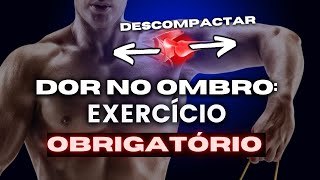 💪Exercício com toalha para descompactar e destravar o ombro🔏 [upl. by Anilad869]