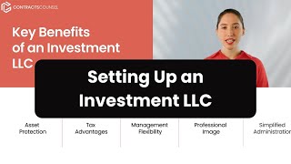 Setting Up an Investment LLC Purpose Benefits Taxes [upl. by Axel744]